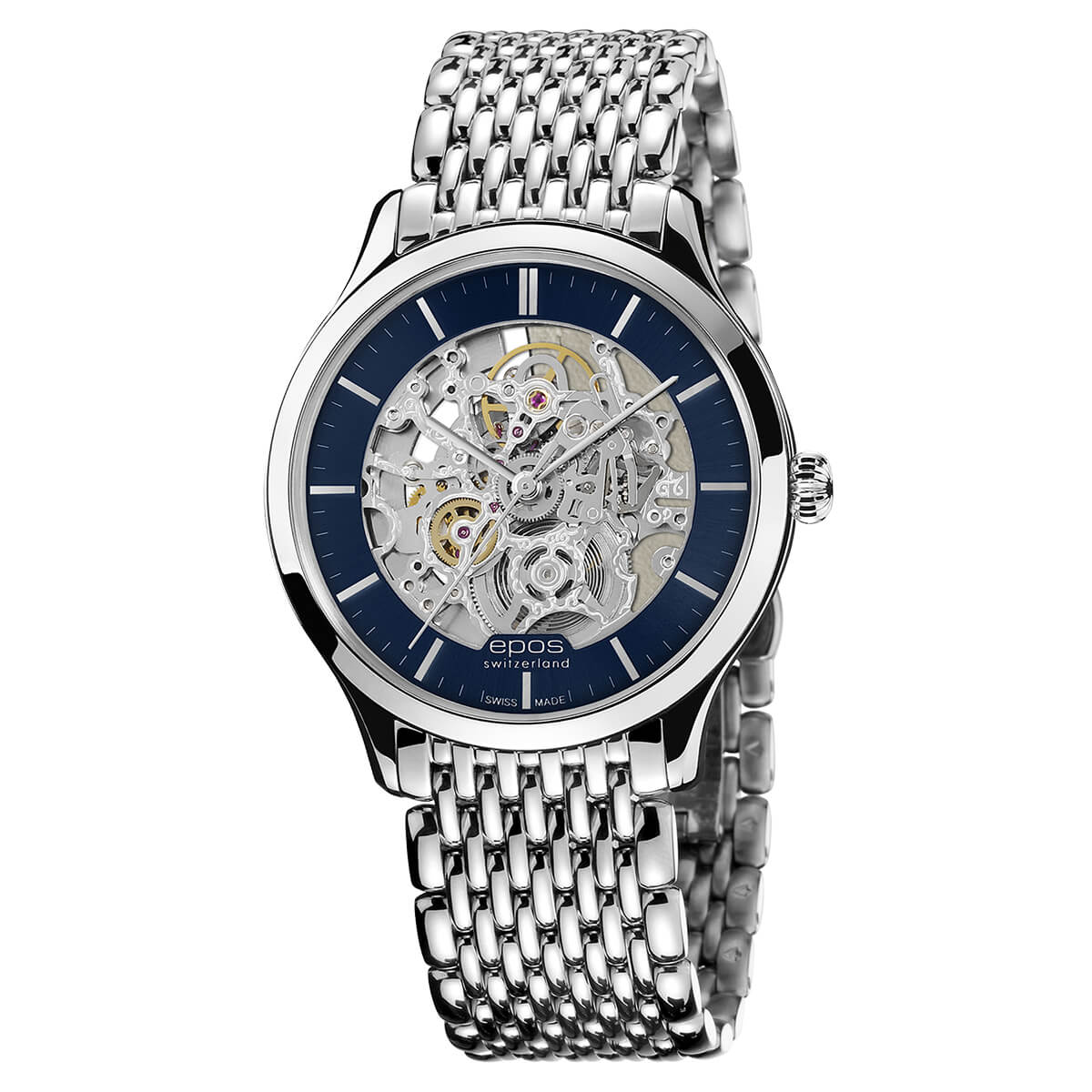 Skeleton watch women's cheap automatic