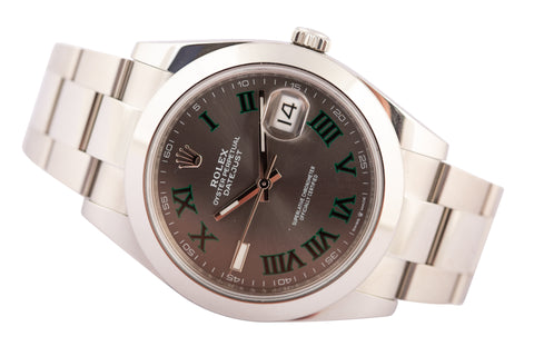Rolex Datejust 41 Certified 126300 Wimbledon dial - Wilson Watches 